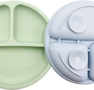 Silicone Suction Toddler Plates 2 Pack